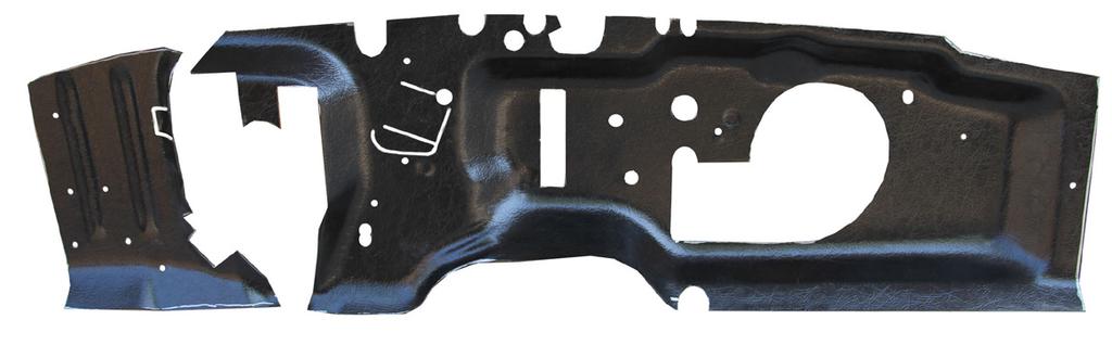 Insulation and mounting pins Included. 6768-AC 1967-1968 Cougar Firewall Insulator Panel.