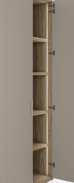 38 Per ripiano per cabina soffietto, For shelf folding door closet L 128.8 cm - W 50.