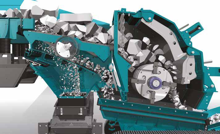 Powerscreen offers a complete range of blow bar metallurgies to suit all applications, if you are in any doubt about the choice of blow bar to be used contact your local authorised Powerscreen dealer.