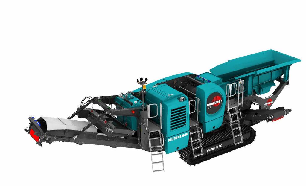 JAW 02 03 METROTRAK The Powerscreen Metrotrak is a compact, high performing mobile jaw crushing plant featuring an impressive 900mm x 600mm (35 x 23 ) single toggle jaw crusher.