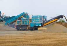 Up to 350tph (386 US tph)* Terex 2050 GD Vertical Shaft Impactor (VSI) Size: 2050 GD Feed Conveyor Variable speed feed conveyor Over and under belt metal detector Width: 1300mm (51 ) Exceptionally