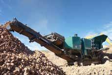 User benefits include track mobility for a quick set-up time (typically under 30 minutes,) hydraulic crusher setting adjustment for total control of product size and crusher overload protection to