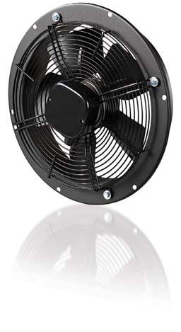 OV and OVK fans can be used for the direct air exhaust or pressurization in smoke ventilation systems. OV and OVK fan are suitable for outdoor wall mounting.