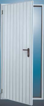 wood Door fillings matching the garage door All-round door seal Special lock: fitted for