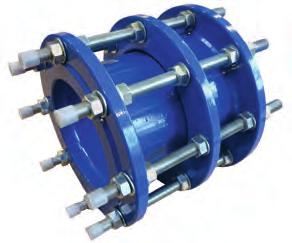 Dismantling Joint Dismantling joint design FA lockable with continuous threaded rods flange connection as per EN 1092-2 adjustable +/- 25 mm Material Body: steel Profile sealing: EPDM Screw stay: