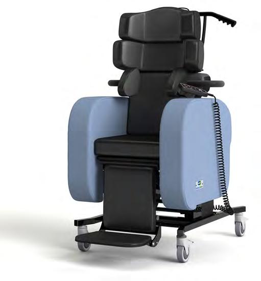 MOBILE PRESSURE SEATING Phoenix Chair Effective for seating clients with the following postural conditions: Pressure ulcers, Reduced upper body tone, Kyphosis, Scoliosis, Muscle contractures and