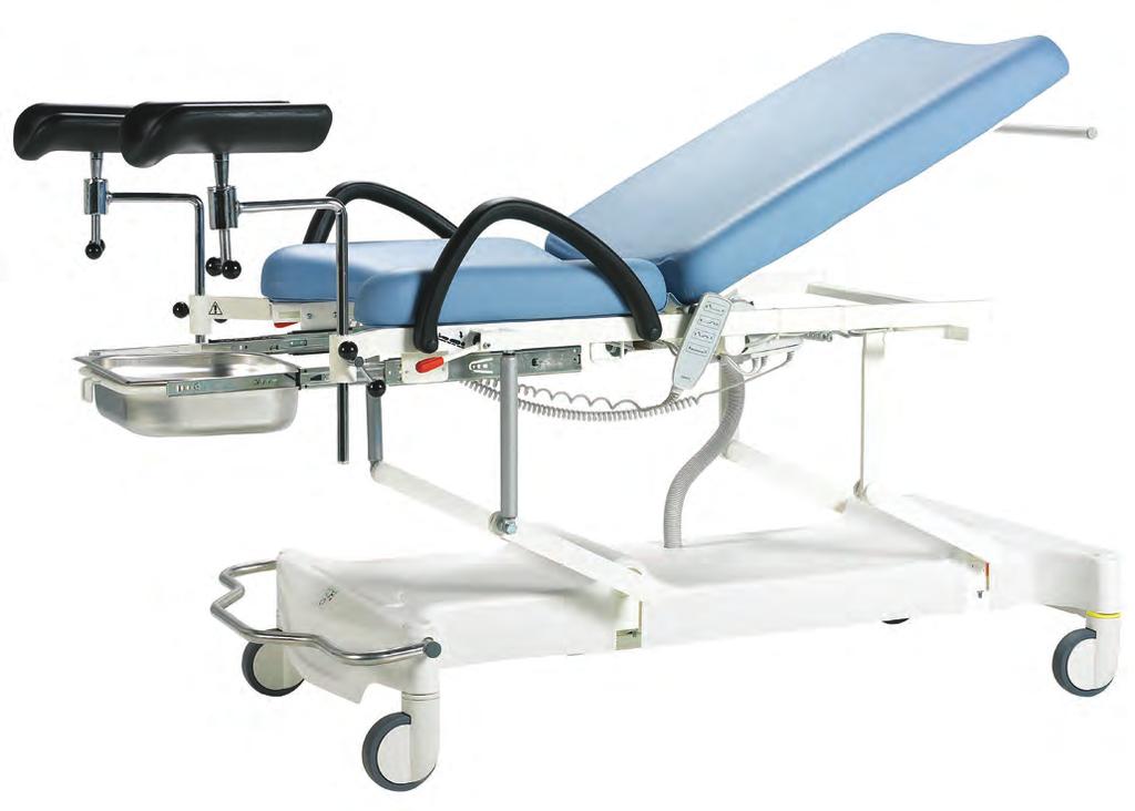 supports are also easily removable for general examination and procedures Healthcare grade upholstery and fully covered base frame to promote efficient infection control Intuitive