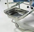 steel bowl with easy access positioning Central locking castors with directional functionality BEB050300 Overall Length 2035mm 600mm 550-850mm Patient Surface Length 1440mm Patient