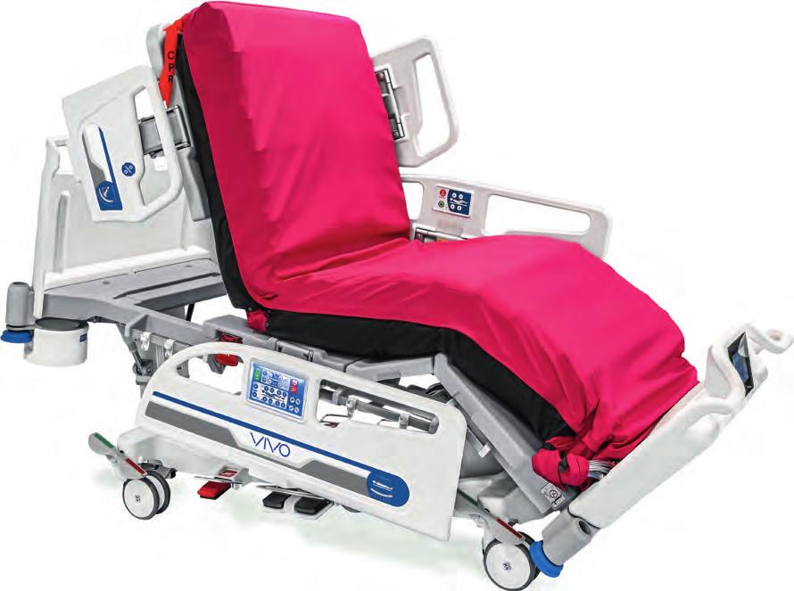 HOSPITAL BEDS EUROPEAN DESIGN VIVO ICU Bed The VIVO bed was designed with patient and care staff welfare in mind.