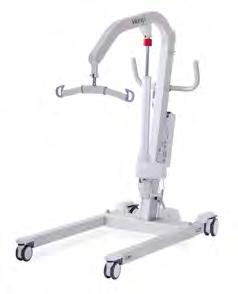 PATIENT HANDLING - MOBILE 205kg Viking M Patient Lifter Ideal for meeting the lifting needs in small spaces Informative control box displays number of lift cycles, battery level, lift overload and