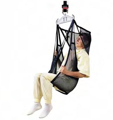 PATIENT HANDLING - MOBILE SilhouetteSling with Head Support Pliable sling that adapts to the body and requires minimal wheelchair space Recommended for lifting to sitting to/from close-fitting