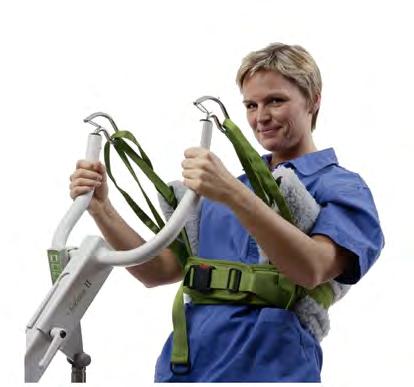 while the inner waist belt prevents gliding and keeps the patient from sliding out