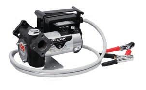 dc diesel pumps 60 LITRES / MIN 09 684 461 684 451 12 and 24 V DC DIESEL TRANSFER PUMP KITS, 60 LITRES / MIN 12 or 24 V diesel transfer pumps equipped with 4 m x Ø 19 mm delivery hose, automatic shut