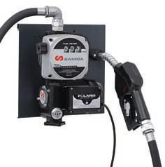 Fluid inlet connection 1" BSP (F). Meter valid for non commercial applications only. 685 750 Diesel transfer kit with meter. 230 V - 370 W, 50 l/min 685 751 Diesel transfer kit with meter.
