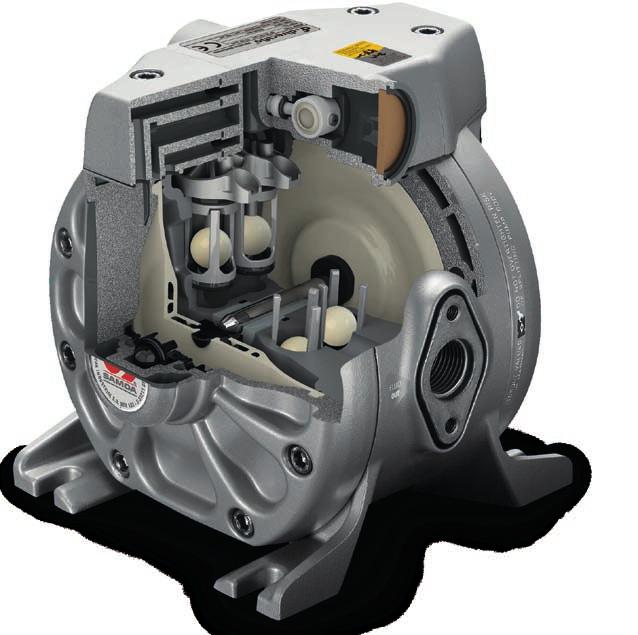 Directflo main features Directflo are innovative Air Operated Double Diaphragm Pump (AODDPs) that retain the advantages of conventional AODDPs whilst making a leap forward to address their