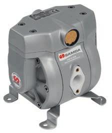 03 air operated diaphragm pumps I 553 010 df30 non metallic pumps For fluid dosing, spray, transfer, evacuation and distribution systems. 38 l/min (10.4 US gpm), 1/2" fluid inlet and outlet ports.