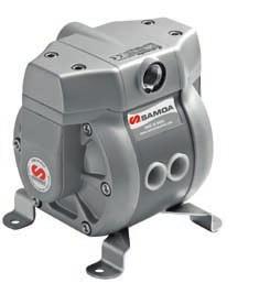I air operated diaphragm pumps 03 df30 non metallic pumps with dual inlet 553 020 Dual inlet pumps for 1:1 proportion mixing of fluids with similar viscosity.