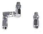 control gun and hose end meter accessories 05 Grease control gun swivels 414 300-414 100 Equipped with ball bearings for easy articulation even at high pressure.