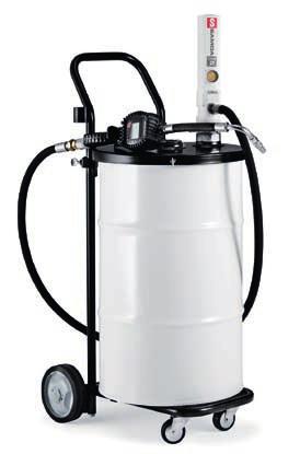 SELF CONTAINED OIL DISPENSERS 70 litres AND MOBILE UNITS FOR 50 Litres DRUMS 06 326 000 328 010 370 400 Hand operated lubricant dispensers 70 litres 326 010 Hand operated lubricant dispenser with
