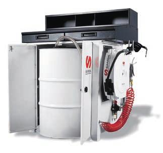 It has a metal workstop to be used as a workbench. As an option, a tool cabinet with lockable shutter can be included.