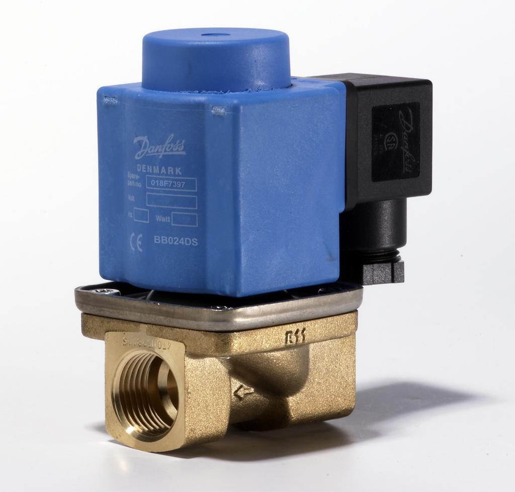 Data sheet Assisted lift operated 2/2-way solenoid valves Type EV251B EV251B with assisted lift is especially suitable for applications such as closed systems with low and fluctuating pressure