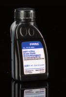 Fully synthetic brake fluid for hydraulic brake and clutch systems with a boiling point of at least 265 C and a wet boiling point of at least 180 C.