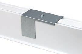 SURFACE DIMENSIONS INSTALLATION Recessed version (pull-up only) Recessed ceiling bracket 130 57 134 51 30 98 Simple to apply recessed ceiling fixing bracket: 1 - Offer up the luminaire into the cut