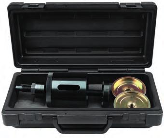 2142 Assembly bush without thread 393 Silent bearing tool set for BMW rear axles For assembly and disassembly of the lower silent bearings on the rear axle No removal of the wheel mounts With
