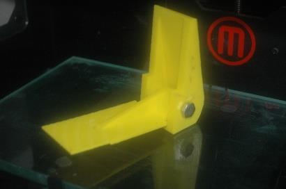 3D Printed Prototype Hinge TI 6AL4V and Gr2 brackets, misc