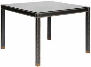 Tate Fabric Leather Make It Yours Tables V118-GT TATE UPHOLSTERED GAME TABLE U Upholstered Accents/Occasional Pricing Overall: W 41.5 D 41.