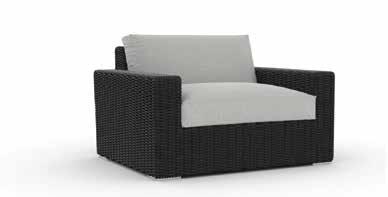 Extra deep seating for extra comfort. This style is designed with a higher back and modern style. This style invites leisure and relaxation.