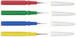 i Simple oilers : the flat metallic needle of the oiler allows precise oiling of all parts of the movement. ASSORTMENT MSA Length mm Kg 17.000-04 70 0.016 Assortment of 4 simple oilers.