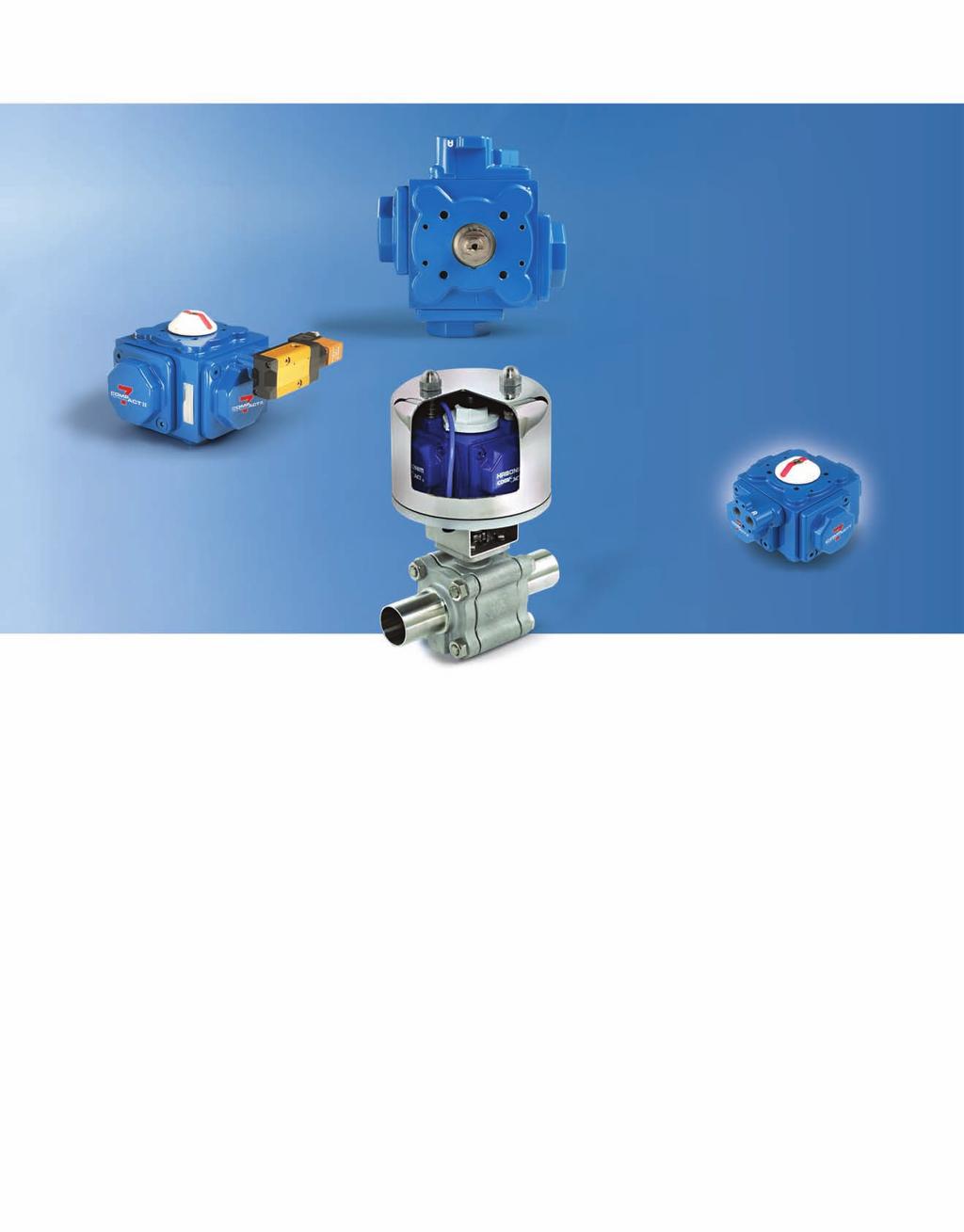 NAMUR & ISO Interface An extensive range of accessories such as Solenoids, Positioners and Limit Switches are available for direct mounting to the COMPACT II actuator.