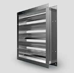 RECTANGULAR DAMPERS The multileaf dampers are suitable for the control and adjust of the air flow in air conditioning or ventilation ducts - Blades Leakage in according EN - Base from 100 to 4000 mm
