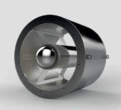 ACOUSTIC CIRCULAR SILENCERS Products The sound attenuators are used tp reduce the noise in the air conditioning or ventilation ducts - Diameters: from Ø250 to Ø2000 mm - Lenght 1xØ, 1.