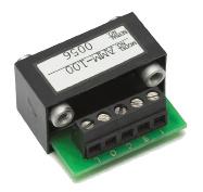 Voltage or current output can be adjusted to optional range within 0 10 V DC with steps of 0,0016 V or within 0 20 ma with steps of 0,0031 ma. OTX-100 can be mounted at a later point in time.