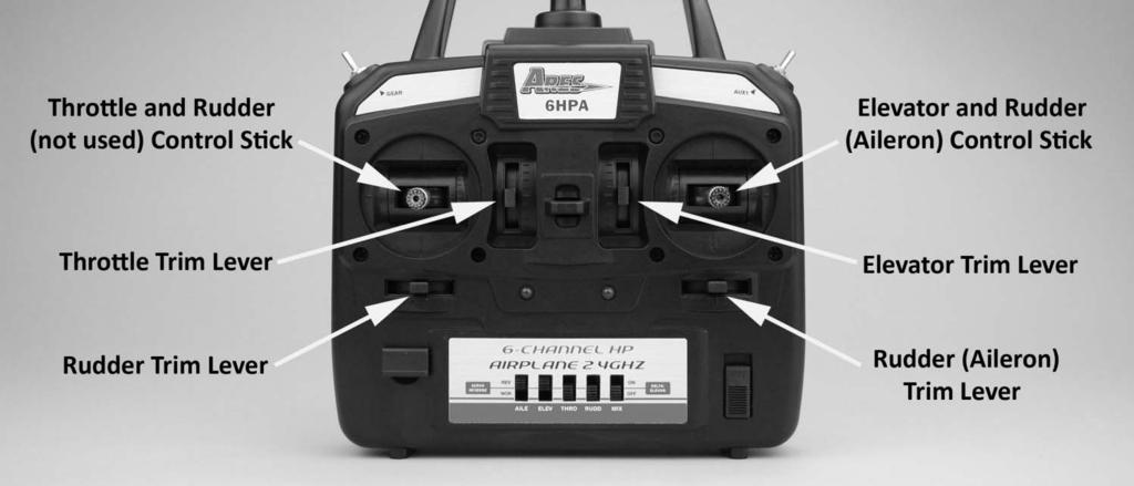 Transmitter Details The Gamma 370 Pro RTF version includes a 6HPA 6 Channel HP Airplane
