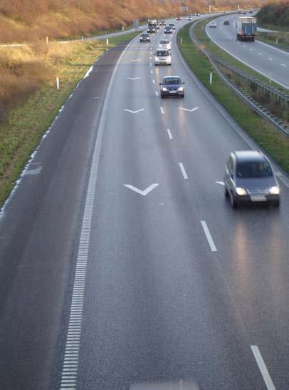 In addition to the information signs, the Danish Road Directorate has informed road users, the press etc.
