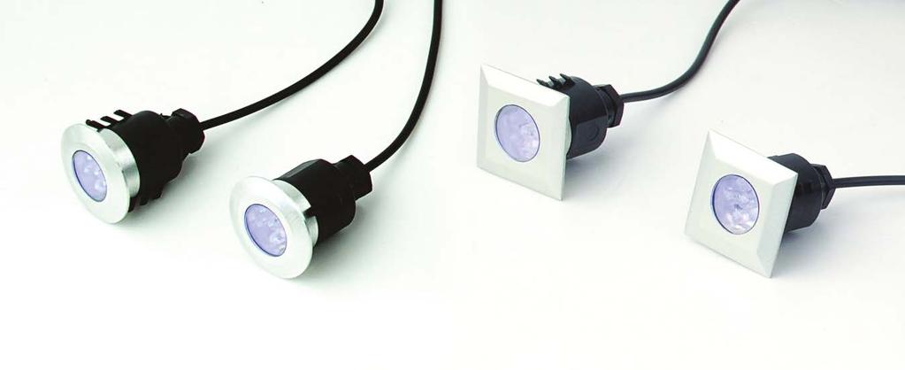 LIGHTING KIT - WH 0.5W WHITE PLASTIC BODY, ALUMINIUM COVER WITH OUTDOOR TRANSFORMER.