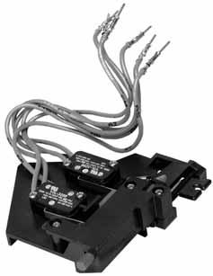 Up to 6a/6b auxiliary individual dedicated contacts are available for customer use to indicate if the breaker is in the OPEN or CLOSE position Mechanical Trip Indicator Flag.