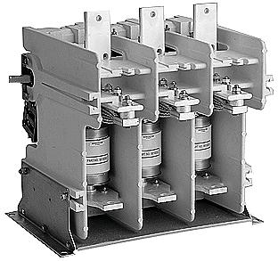Mechanical Latch Assembly 800A Technical Data and Specifications The SL Contactor Ratings Voltages of 2200 7200V 800A (720A enclosed) Interrupting rating of 12,500A Front and Rear View 7.