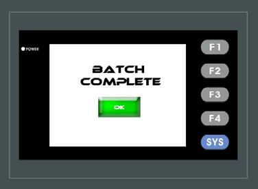 Press the Enter Batch Amount Button to enter in the number you want to run per batch.
