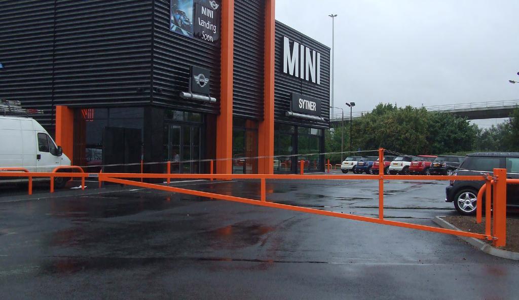 WARDEN SWING BARRIER Our Warden Swing Barriers are constructed using 60 x 60mm square hollow section (SHS) with anti-tamper hinges and is padlockable in the open or closed position.