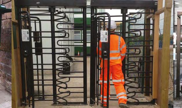 PEDESTRIAN FULL HEIGHT TURNSTILES Pedestrian Full Height Turnstiles Our range of pedestrian turnstiles are designed for external use and can be used singularly or in pairs for separate entry and exit