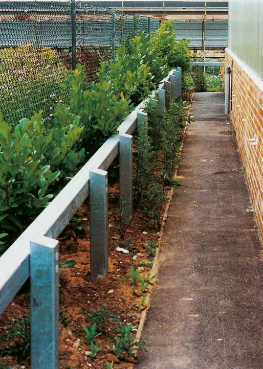 Designed as a parking and traffic control barrier Posts can be staggered at intervals to allow pedestrians