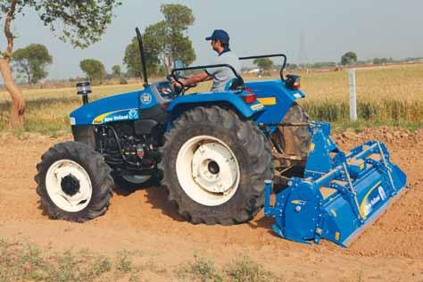 PTO Option for increased productivity An independent 540-rpm PTO with ground speed comes as a standard on all models.