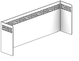 Ambition Planning - Options to Complete your Application 301 Ambition Planning - Privacy Beam Topper Screens 48, 60, or 72 W. Actual width is 2 less than workstation nominal dimension. 11.