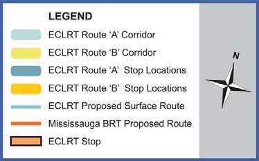 Martin Grove to Pearson International Airport A special study is currently underway to evaluate two alternative surface Eglinton Crosstown LRT corridors