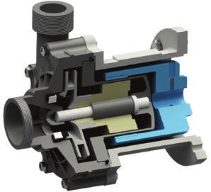 MAG-DRIVE CENTRIFUGAL S SEAL-LESS MAG DRIVE CENTRIFUGAL S In seal-less magnetic drive centrifugal pumps, the external magnet is directly connected to the motor shaft and it transmits the torque to