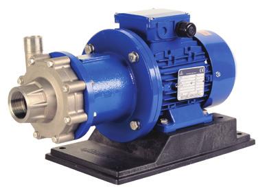 20 HTM SS 316 METALLIC MAG-DRIVE CENTRIFUGAL S STANDARD: Threaded in and out connections. OPTIONAL: Pump available in other materials (HC 276; Titanium). Atex version (pumps mod. EM-C).